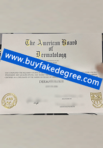 american board of dermatology school diploma