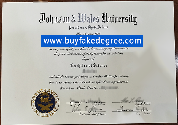 Johnson wales university diploma