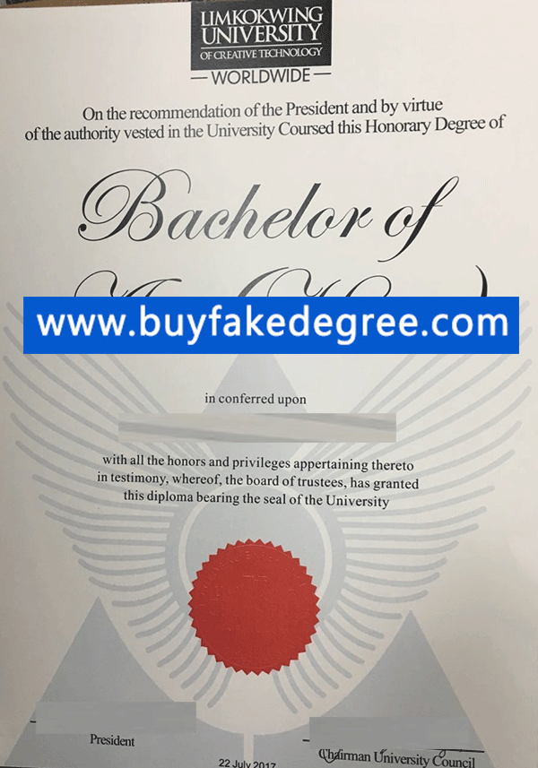 Limkokwing University Diploma buy fake diploma from Malaysia