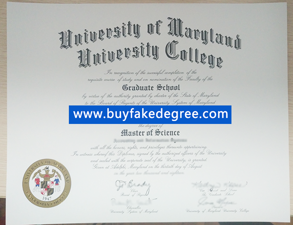 Fake UMUC degree sample Buy University of Maryland University College Fake Diploma