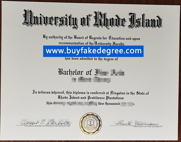 University of Rhode Island degree