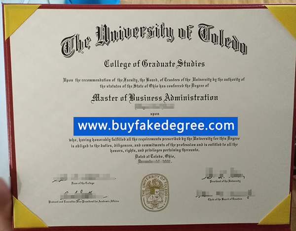 University of Toledo diploma Fake University of Toledo degree sample from buyfakedegree