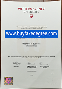 Western Sydney University degree buy WSU fake diploma
