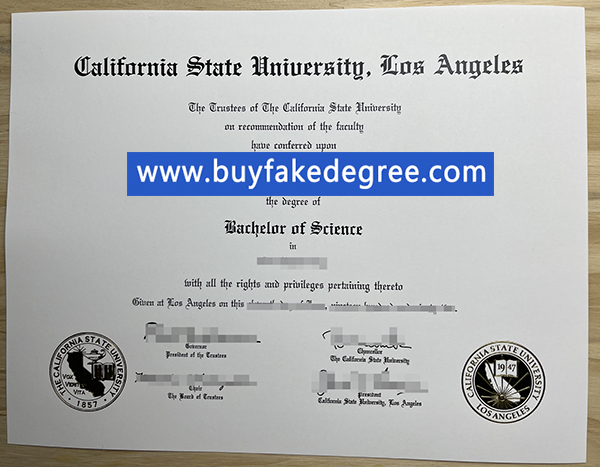 CSULA degree, Buy fake California State University Los Angeles diploma