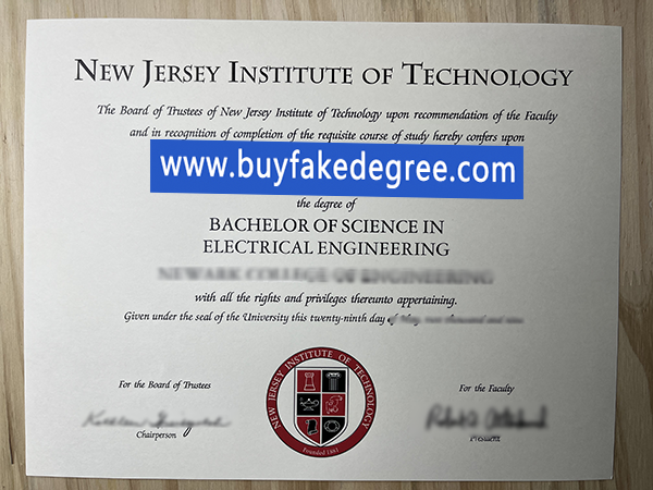 NJIT degree, fake New Jersey Institute of Technology diploma