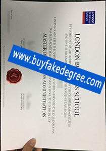 LBS MBA degree sample fake London Business School MBA Diploma