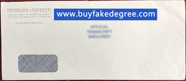 Pepperdine University fake envelope buy fake transcript buy fake diploma