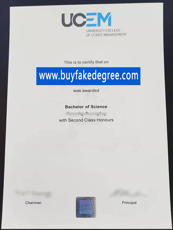 UCEM diploma Fake UCEM degree free sample from buyfakedegree.com