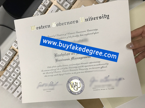 WGU degree, fake Western Governors University degree, buy fake diploma online