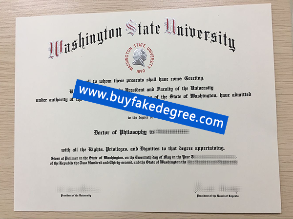 Washington State University diploma, buy fake WSU degree from buyfakedegree.com