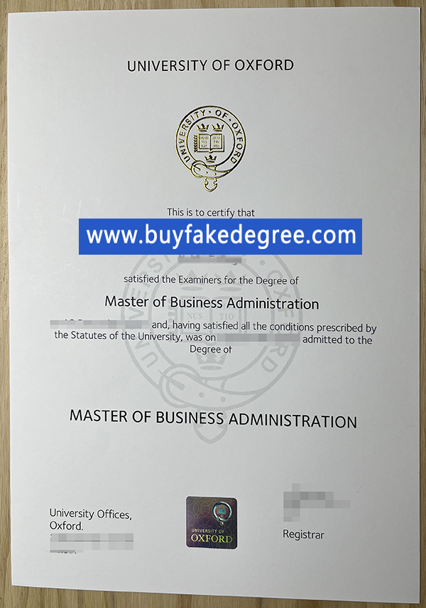 University of Oxford diploma sample, fake Univeresity of Oxford Degree certificate,buy fake degree