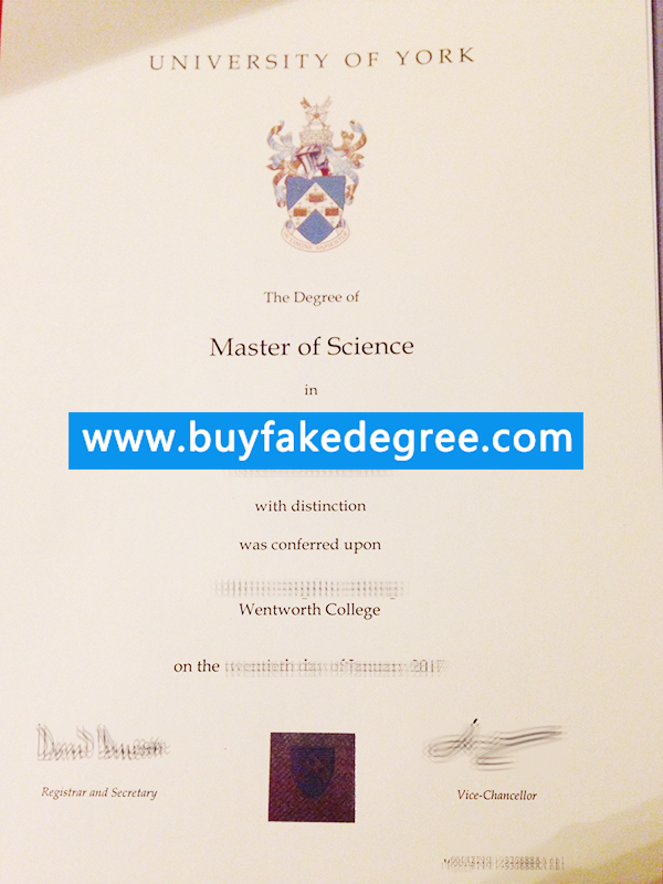 University of York diploma, buy fake degree of University of York