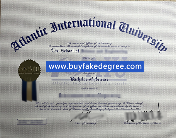 AIU fake degree, Atlantic International University fake diploma for sale, buy fake diploma online