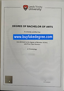 Leeds Trinity University degree sample, Leeds Trinity University fake diploma, buy fake diploma