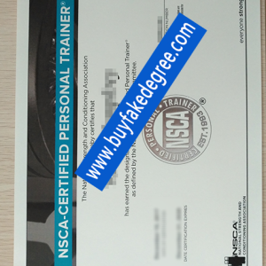 NSCA certificate, buy fake NSCA certificate
