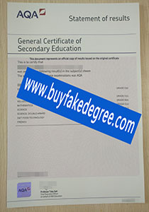 AQA certificate