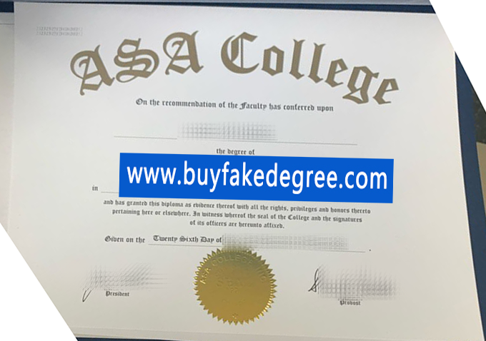 ASA College fake diploma, buy fake diploma, buyfakedegree.com