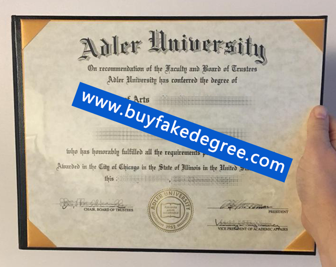 Adler University diploma, buy fake degree of Adler University