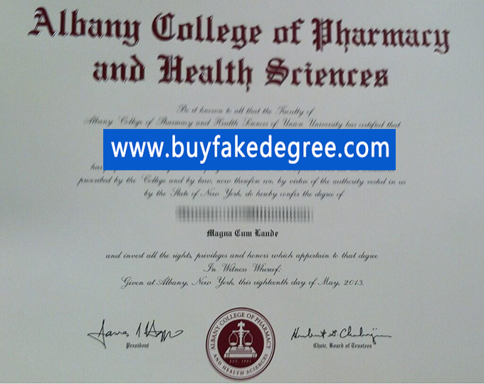 Albany College of Pharmacy and Health Sciences diploma，buy fake diploma of Albany College of Pharmacy and Health Sciences
