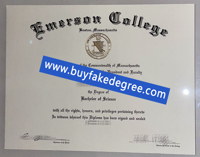 Emerson College diploma，fake Emerson College diploma, buy fake degree of Emerson College