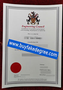 Engineering Council Chartered Engineer certificate