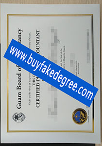 Guam Board of Accountancy certificate