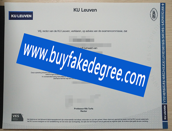 KU Leuven degree