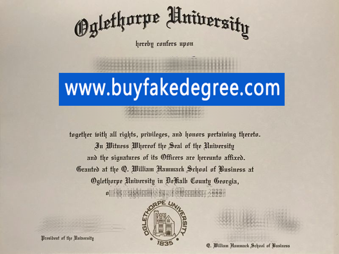 Oglethorpe University diploma, fake degree of Oglethorpe University