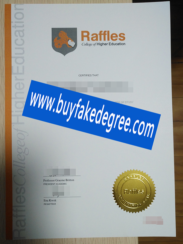 Raffles College of Higher Education degree