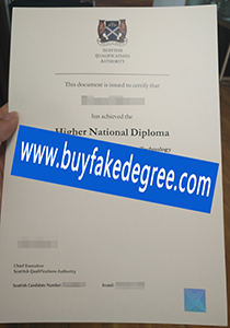 SQA Higher National diploma