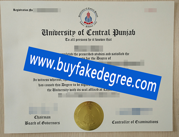 University of Central Punjab degree