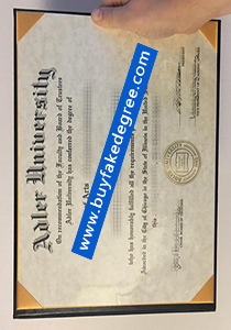 Adler University diploma, fake Adler University diploma, buy fake degree of Adler University