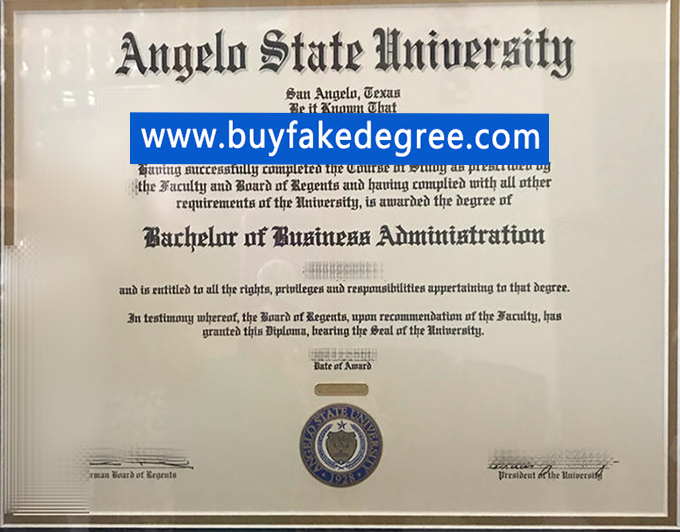Angelo State University diploma, buy fake degree, fake Angelo State University diploma