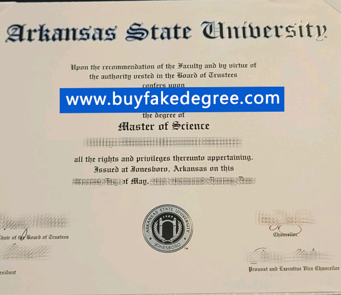 Arkansas State University degree, Arkansas State University fake diploma