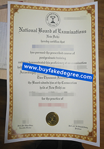 National Board of Examinations degree