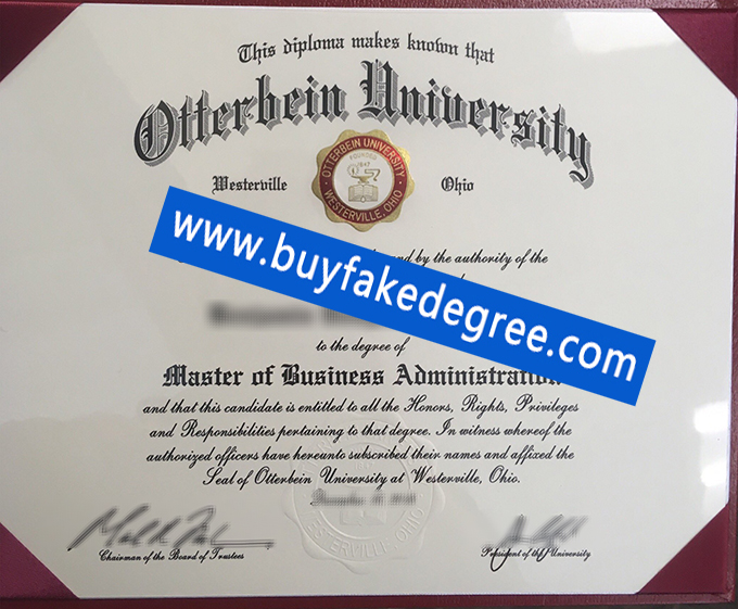 Otterbein University degree, fake Otterbein University diploma, buy fake diploma online