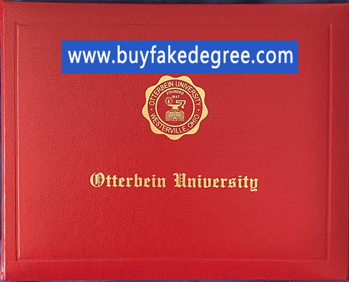 Otterbein University diploma folder, buy fake diploma cover, fake degrees