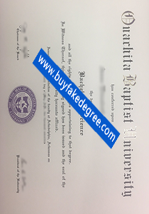 Ouachita Baptist University diploma, buy fake diploma of Ouachita Baptist University
