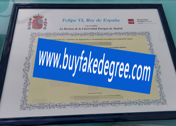 Universidad Europea Madrid degree