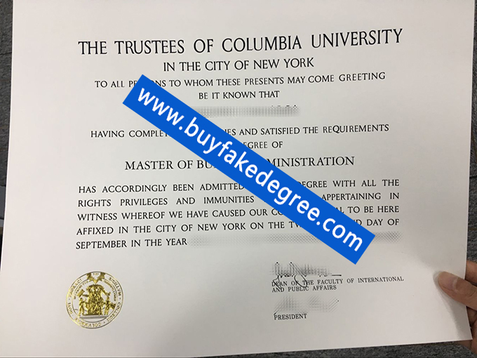 Columbia University in the city of new york diploma, buy fake diploma of Columbia University in the city of new york