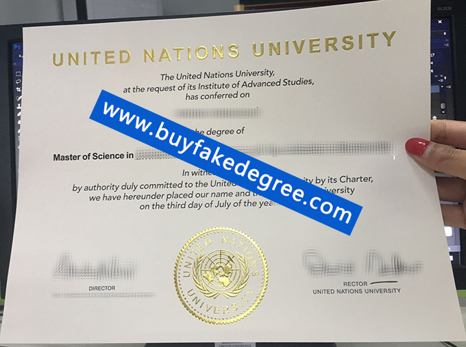 United Nations University diploma, buy fake diploma of United Nations University