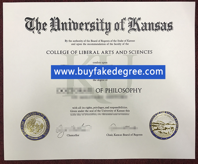 University of Kansas diploma, buy fake diploma of University of Kansas from buyfakedegree.com